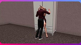 Leo boldly fucks Vancy hard in Second Life with intense cumshots