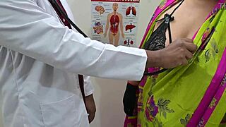 doctor using patient in clinic with horny tits
