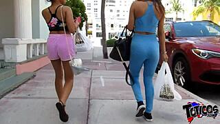 passionate interracial threesome with violet rae and sarah lace