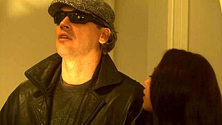 Beauty brunette milf mom fucked in her home with monster cock