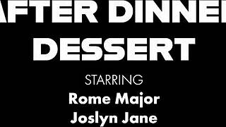 Joslyn Jane Busty Blonde Gives Titjob to Rome Majors