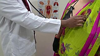 doctor using patient in clinic with horny tits