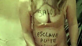 Female Slave Self-Session With Thumbtacks Tags And Humiliation