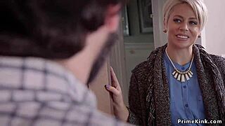 i watch my blonde step mom and teen sharing cock passionately