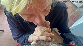 accidental homemade sex with the neighbour - cum in my mouth - blowjob in the laundry room