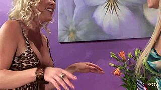 do blonde adorable lesbian milfs love touching until cum?