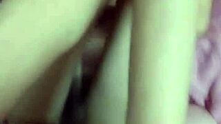 Old man step daddy licks and fucks her tight virgin pussy with condom and cum inside hot older small 18+ teen porn.