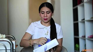 Latex glove fetish asmr