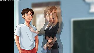 He Creampied His Stepsister Pussy With A Huge 10 Inches Cock - Summertime Saga Developed By Kompas Productions 07!