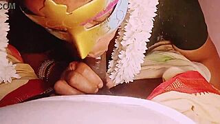 indian maid with big boobs fucking house owner in saree with dirty talks 😏