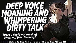 stroking and moaning until i breed my fleshlight with deep voice dirty talk