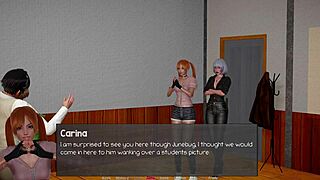 in this fantasy, a blonde with big tits plays the headmaster's game part 1