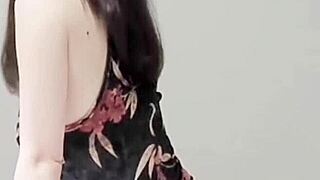 Adult sexy one piece, she says, posing in lingerie.