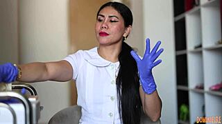 Latex glove fetish asmr