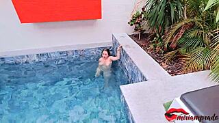 miriam prado squirts at the spa 😍