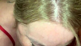 she stares at big cock then devours it all enjoying huge dick