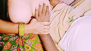 indian maid with big boobs fucking house owner in saree with dirty talks 😏