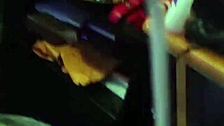 my stepmom pretending not to look at dick