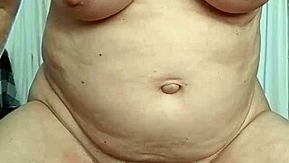 Naughty housewife offers to swap places with her dildo