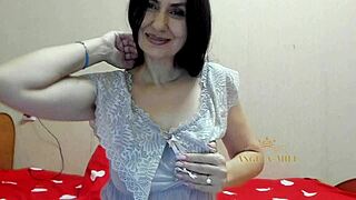 tits and armpits of mature brunette milf angela smell like sex