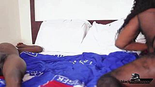 a stranger with an 11-inch big black dick fucks a hot stripper after a party