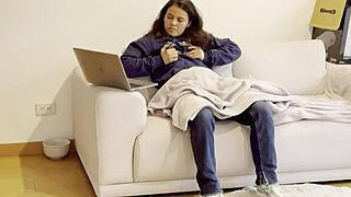 Watch me masturbate, says the wife of my best friend