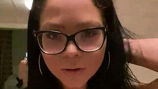 Selfie pictures and videos from hotel room and bathroom