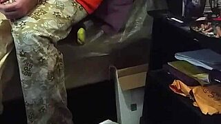 my stepmom pretending not to look at dick