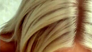perky platinum blonde blowjob compilation - ai-generated