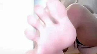 Moyao as Chinese Femdom Mistress Cosplays Teacher and Shows Feet