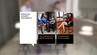 The blackmailer in action