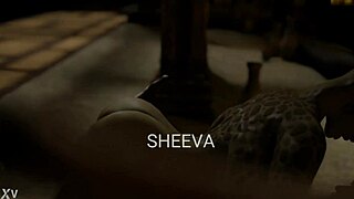 Jax and Sheeva in Mortal Kombat parody, ready for action?