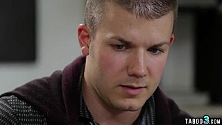 Busty nympho begs religious guy for pussy