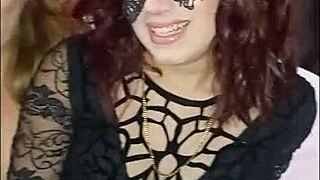 Kellenzinha and Nicole's first threesome where we break the nymphet's pink ass