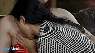 smoking hot asian gets a shaved pussy on her face and has the feast of her life 😋