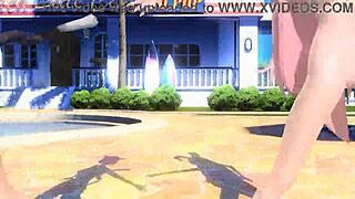 megurine luka and meiko in summer idol project diva nude mod