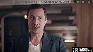 Skinny russian teen stepdaughter double penetrated by her stepdad