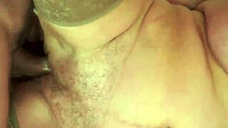 busty european cougar gets fucked hard and sprayed with hot cum on her saggy tits