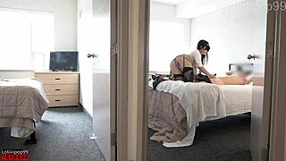 FUCK MY ROOMMATES BOYFRIEND WHILE SHES SHOWERING AT COLLEGE