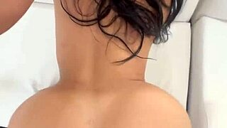 Hot Colombian big tits getting fucked outdoors by the pool