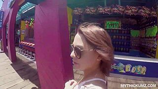 oily thickum shakes her ass on big white dick?