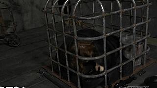 Watch this painful facial punishment for the playgirl in our brutal contest.