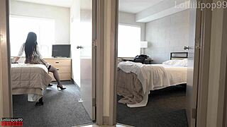 FUCK MY ROOMMATES BOYFRIEND WHILE SHES SHOWERING AT COLLEGE