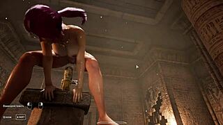 lara croft escapes the tomb by taking big cocks in her ass. in this 3d hentai adventure.