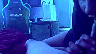 watch her sucking that dick for five minutes straight