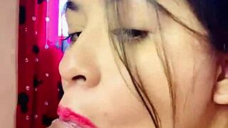 that latina whore rides cock to incredible orgasm and gets cum in mouth