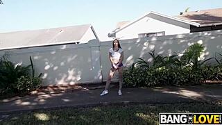 Indica Marie and Ethan share a smoke