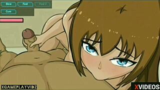 hentai slave girls in bdsm bondage giving blowjob and sex to master pov part 5