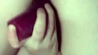 Girl with her dildo playing around 😊