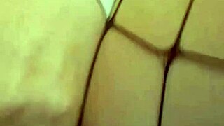 Mature woman experiencing wetness.